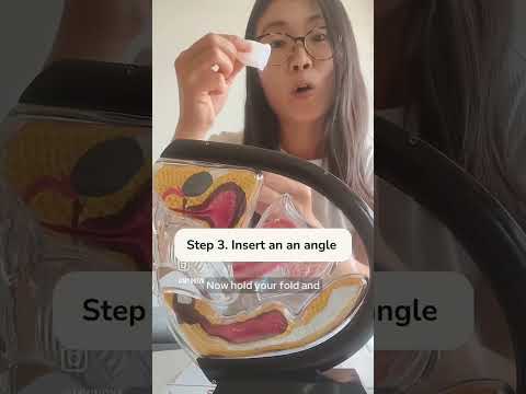 How do I insert a menstrual cup?